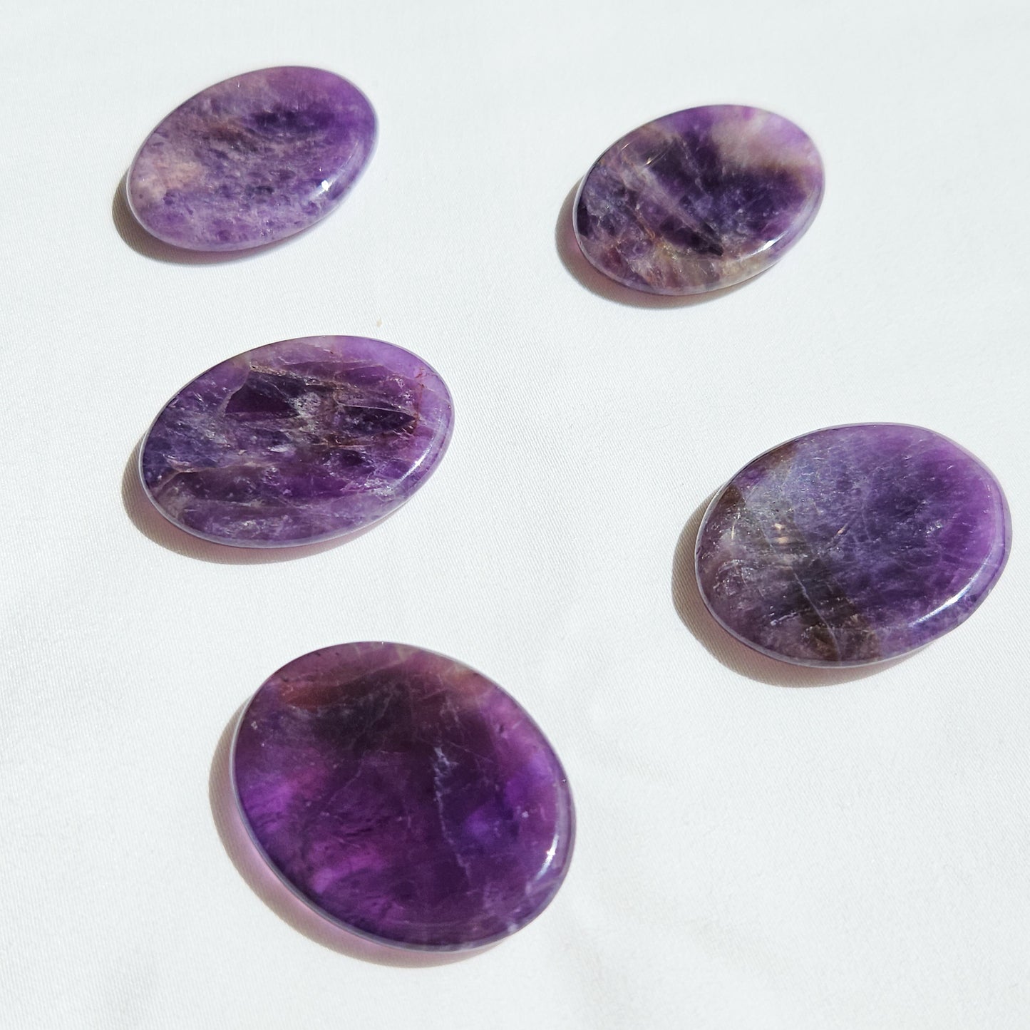 Amethyst Worry Stones