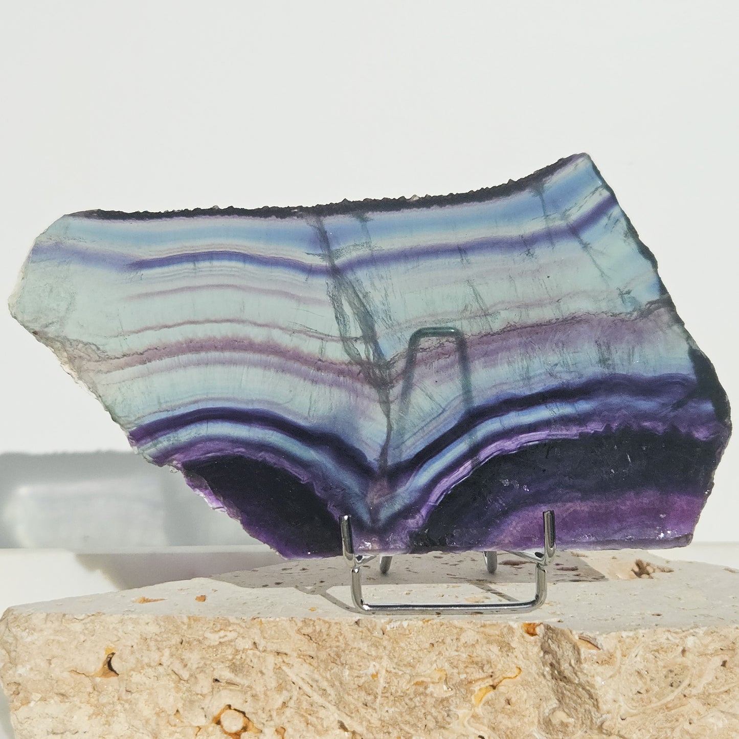 Rainbow Fluorite Slab