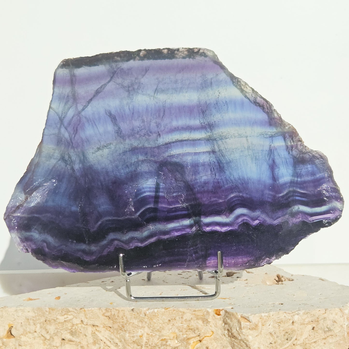 Rainbow Fluorite Slab