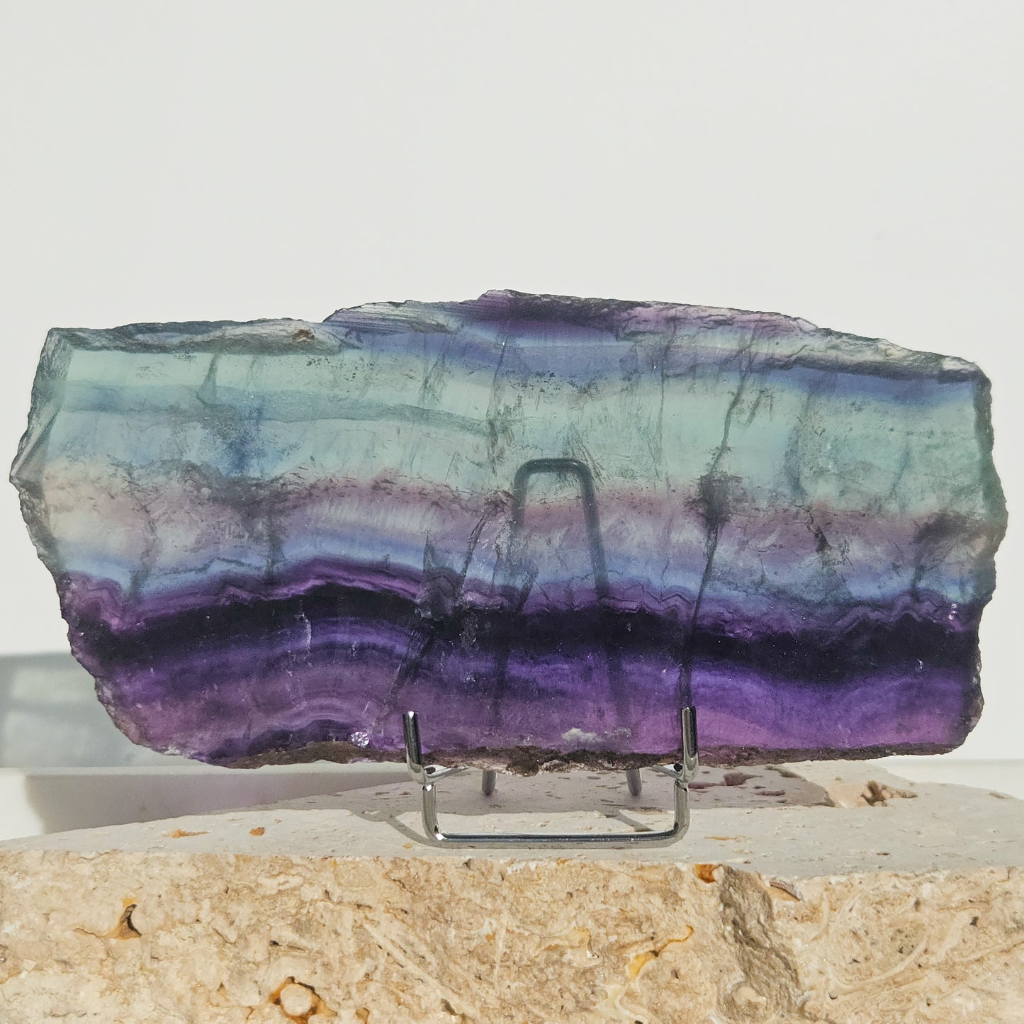 Rainbow Fluorite Slab