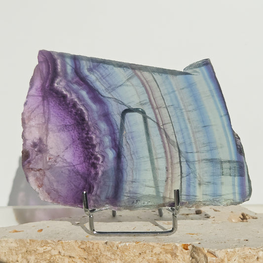 Rainbow Fluorite Slab