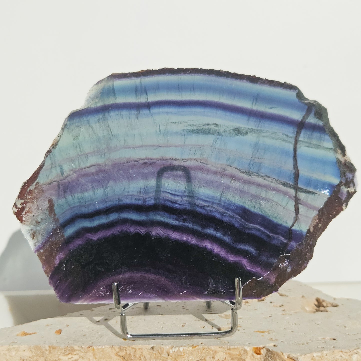 Rainbow Fluorite Slab