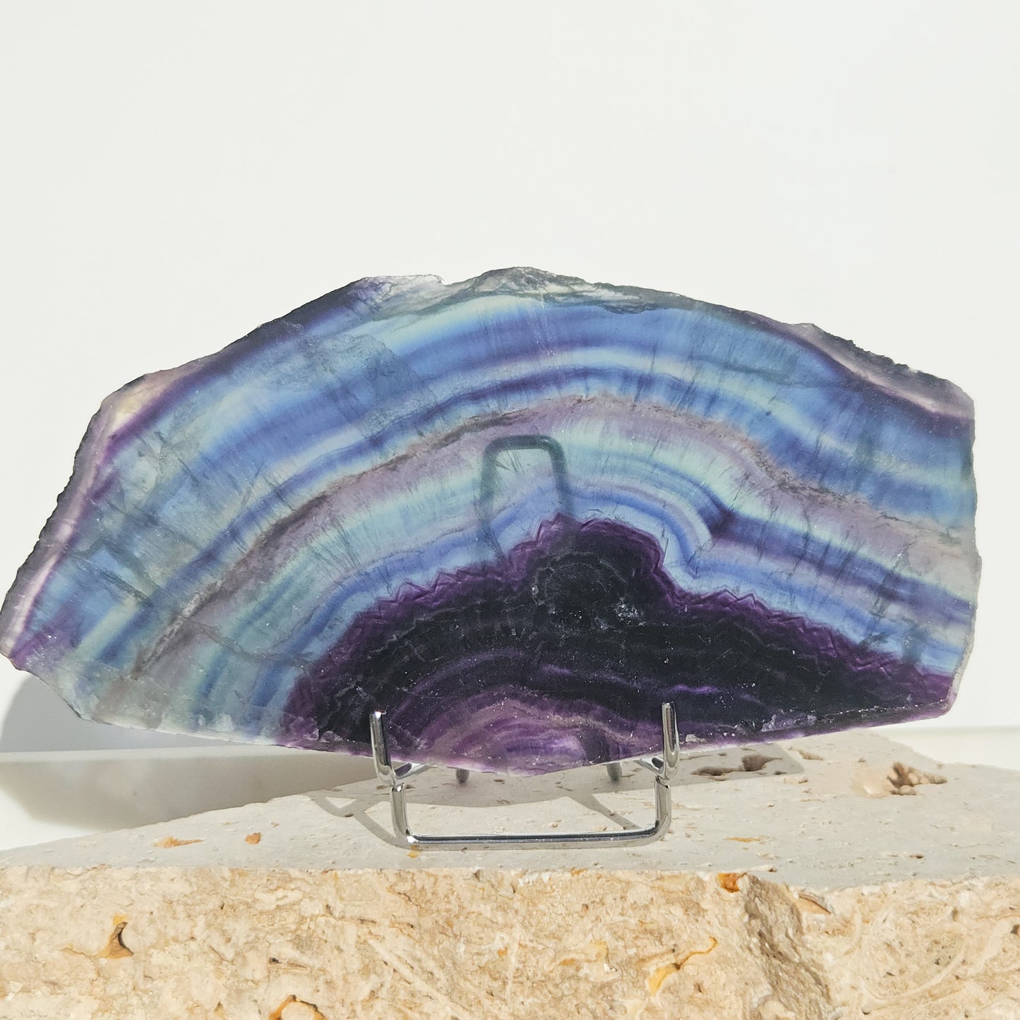 Rainbow Fluorite Slab