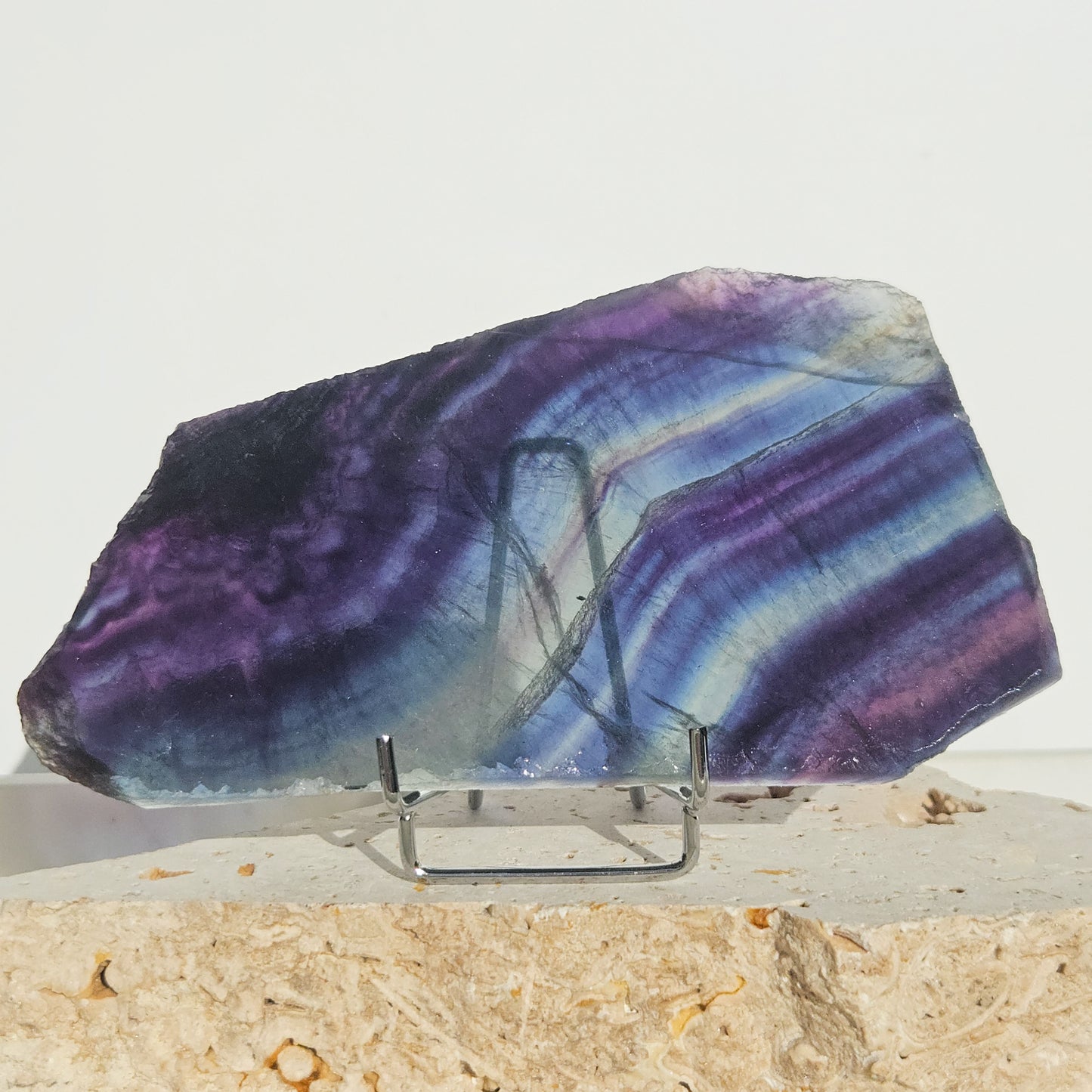 Rainbow Fluorite Slab