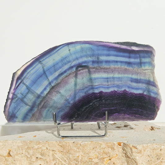 Rainbow Fluorite Slab