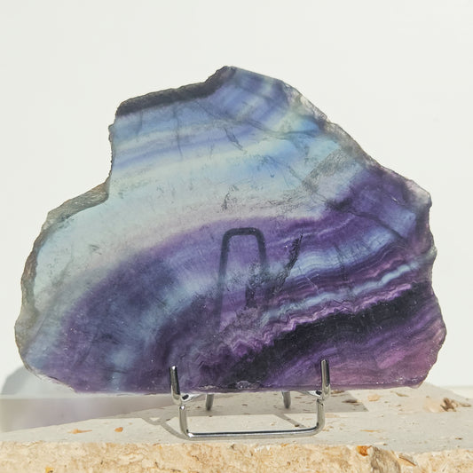 Rainbow Fluorite Slab