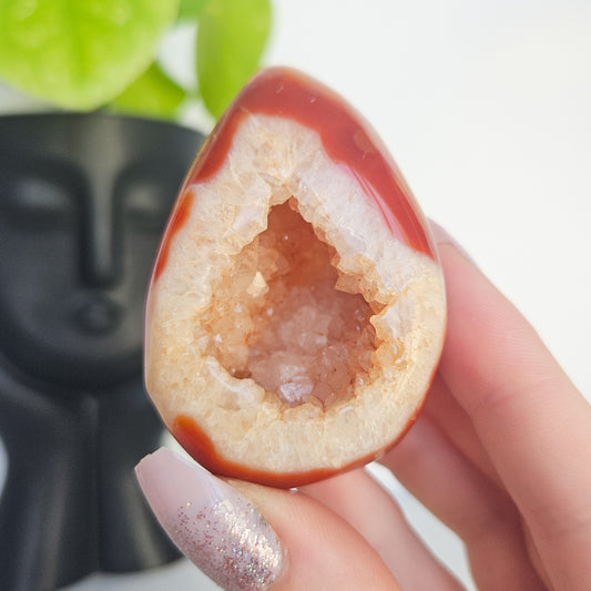 Druzy Carnelian Egg