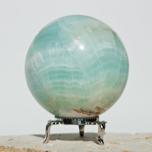 Caribbean Calcite Sphere - RARE