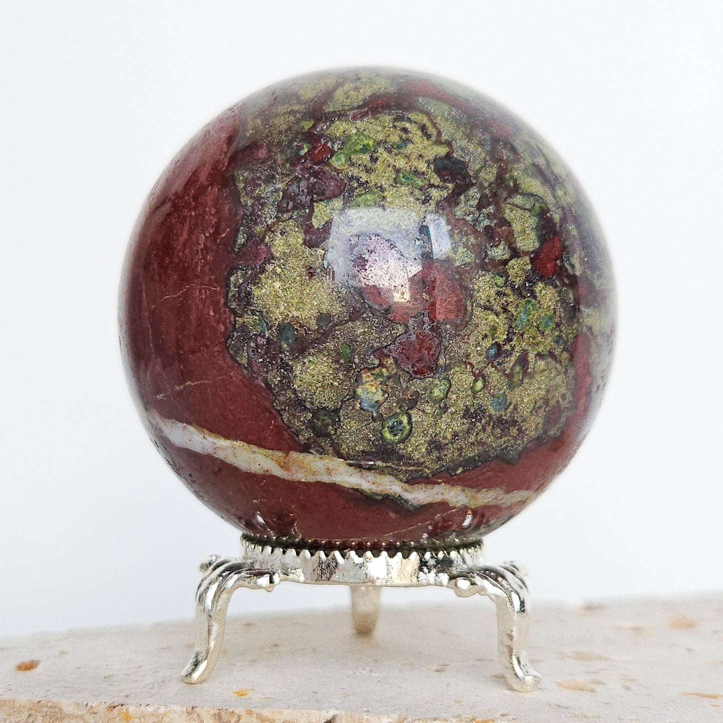 Dragons Blood Jasper Sphere