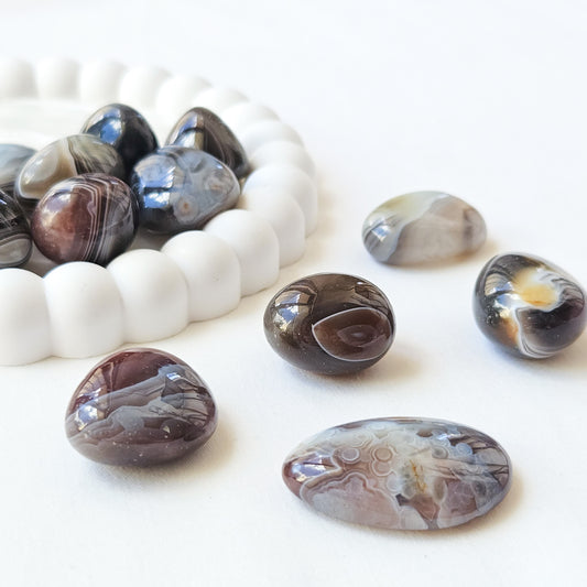 Botswana Agate Tumbled Stones