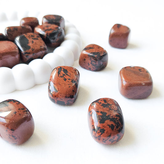 Mahogany Obsidian Tumbled Stones