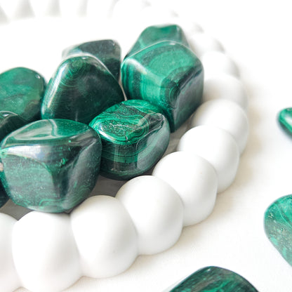 Malachite Tumbled Stones