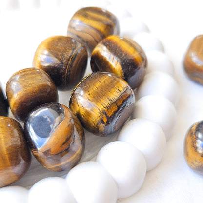 Tigers Eye Tumbled Stones