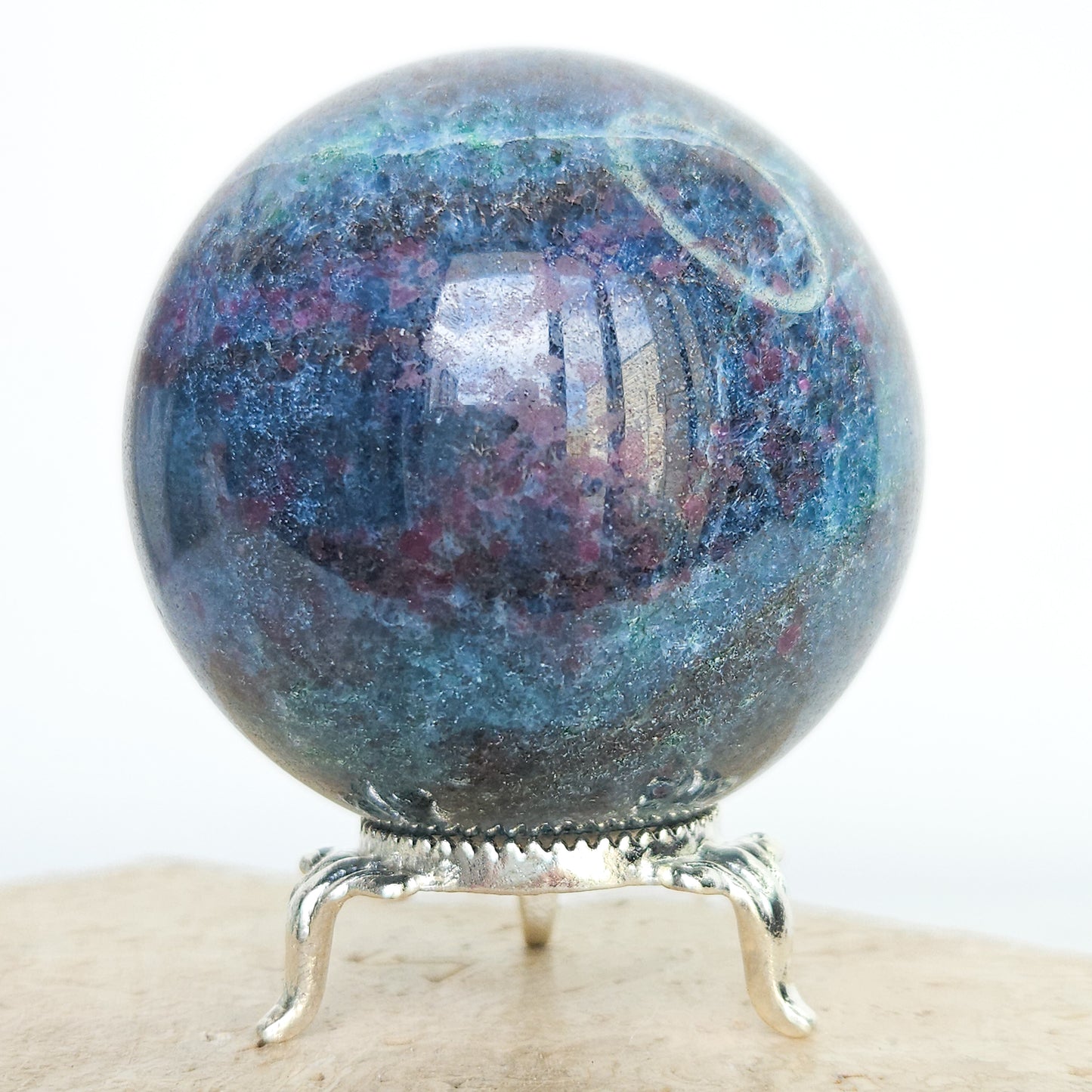 Ruby In Kyanite Sphere - RARE