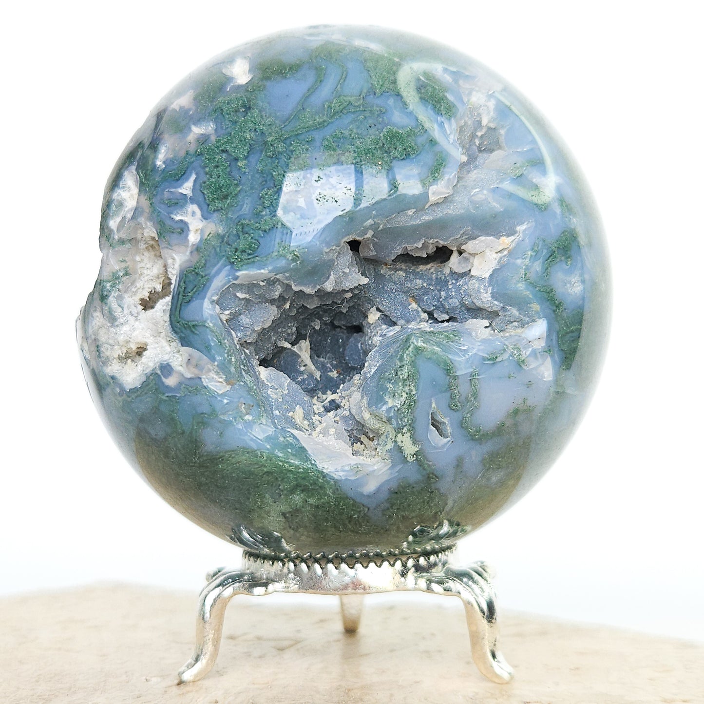 Moss Agate Sphere