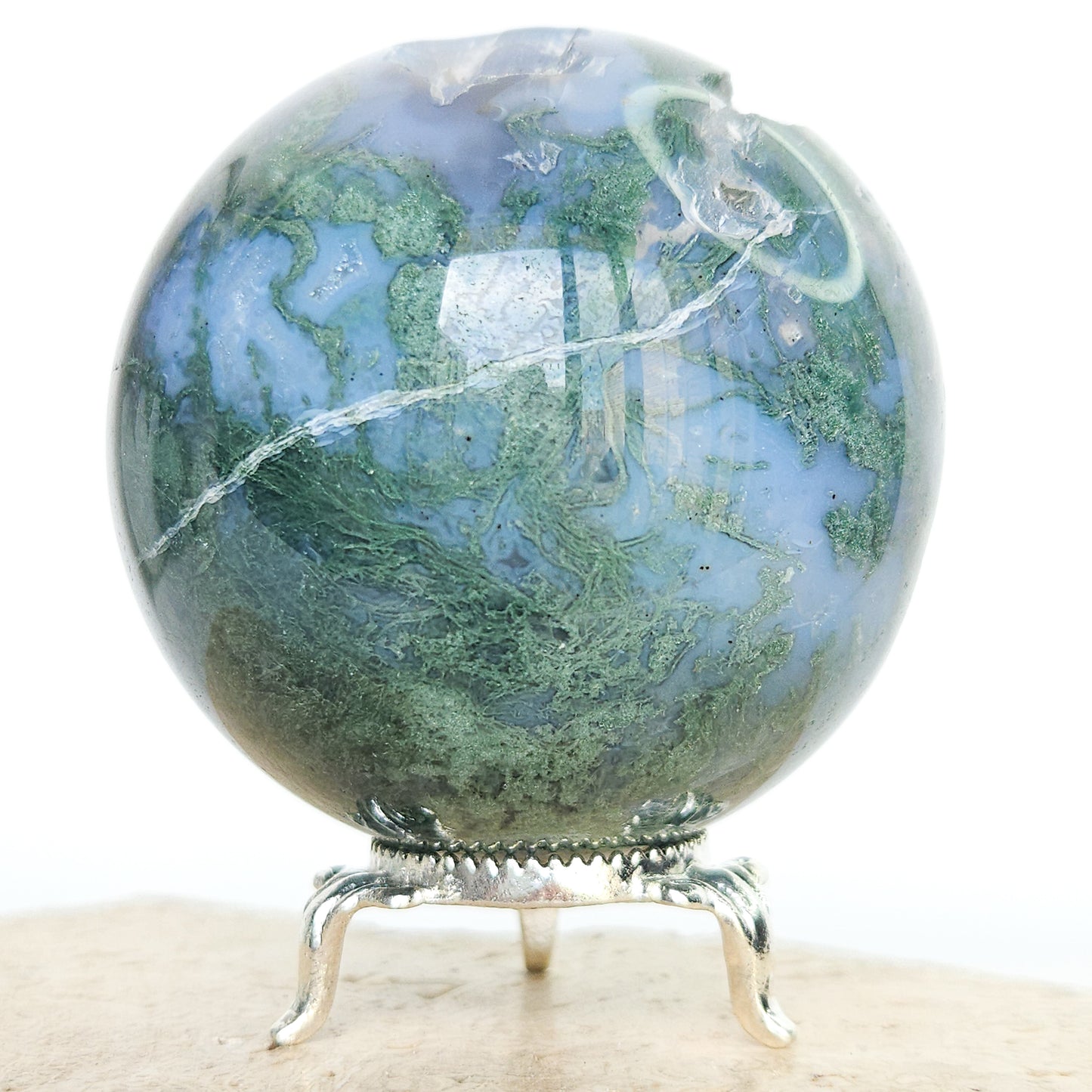 Moss Agate Sphere