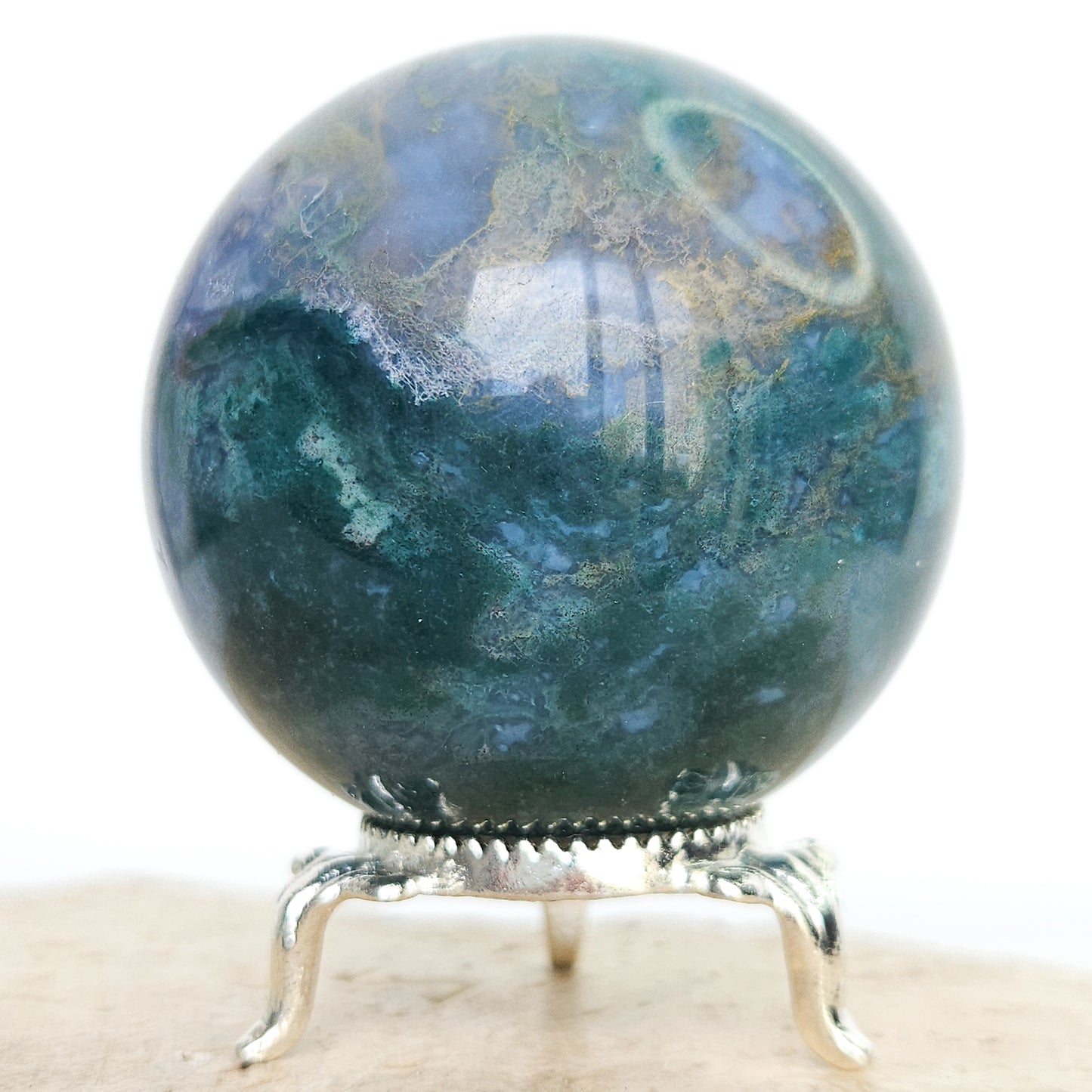 Moss Agate Sphere