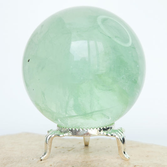 Green Fluorite Sphere