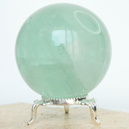 Green Fluorite Sphere