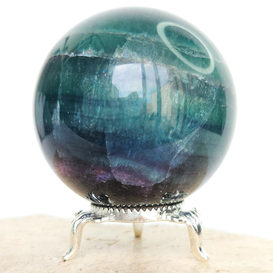 Rainbow Fluorite Sphere