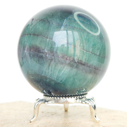 Rainbow Fluorite Sphere