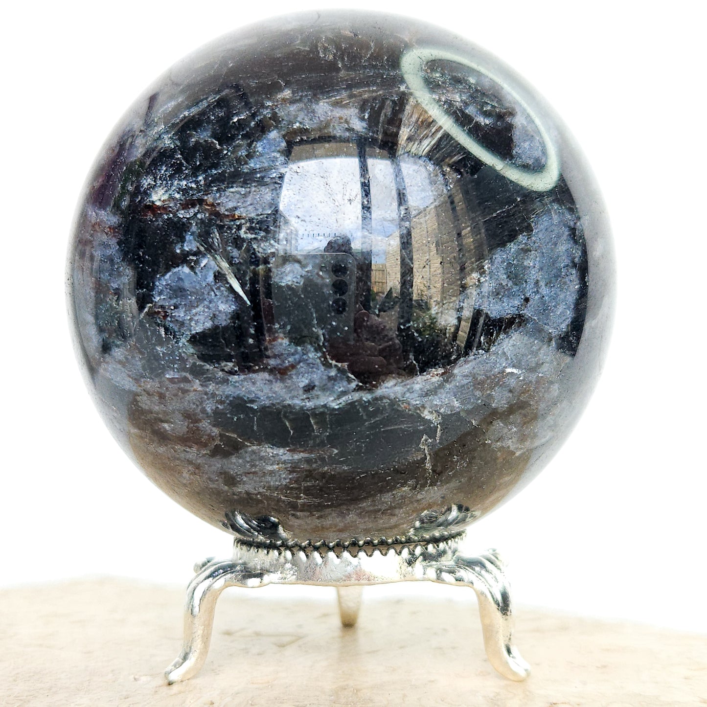 Arfvedsonite Sphere