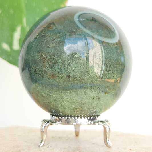 Moss Agate Sphere