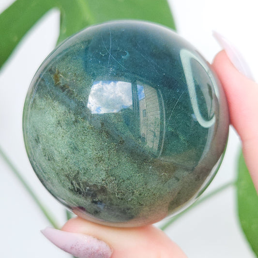 Moss Agate Sphere