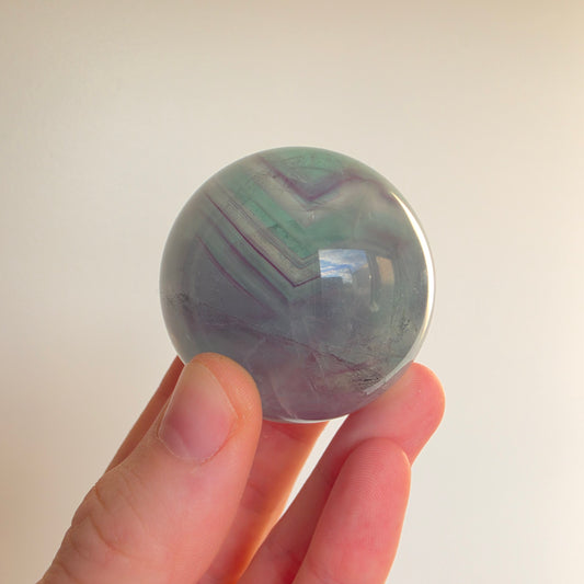 Rainbow Fluorite Sphere