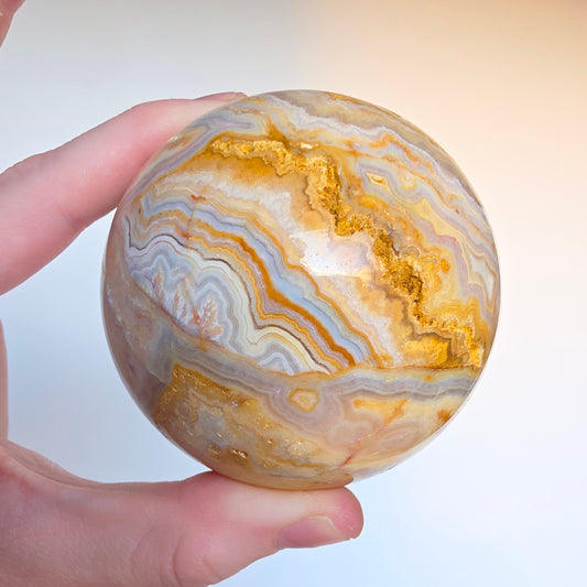 Crazy Lace Agate Sphere