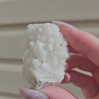 White Chalcedony Cluster