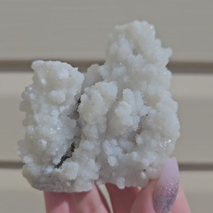 White Chalcedony Cluster