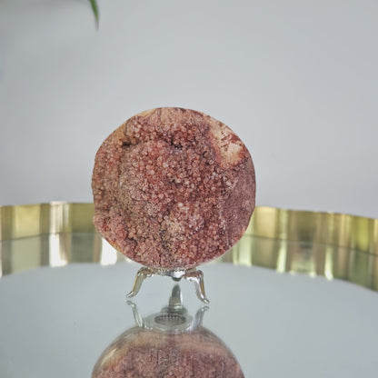 Pink Crazy Lace Agate Sphere