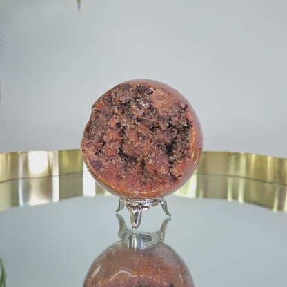 Pink Crazy Lace Agate Sphere