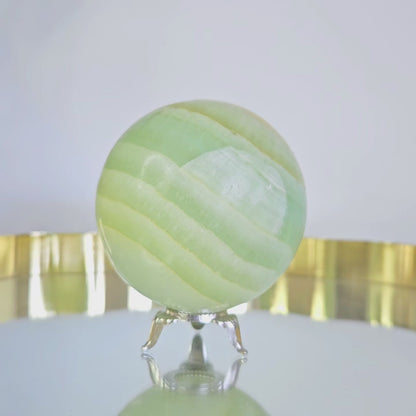 Pistachio Calcite Sphere