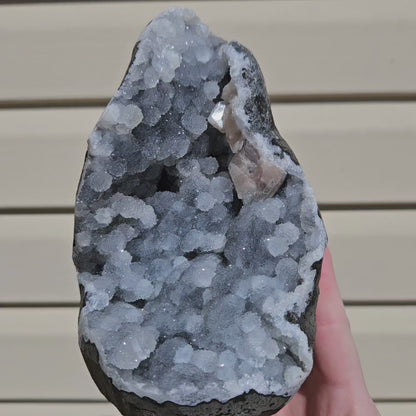 Black Chalcedony Cluster