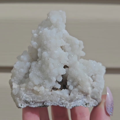 White Chalcedony Cluster