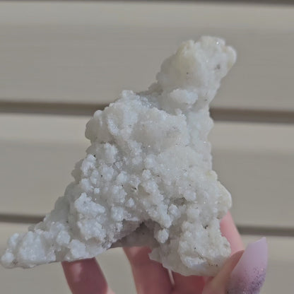 White Chalcedony Cluster