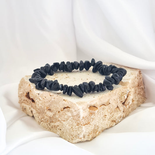 Black Tourmaline Chip Bracelet