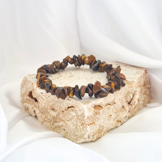 Tigers Eye Chip Bracelet