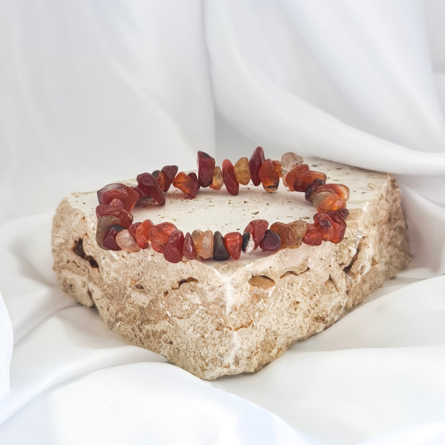 Carnelian Chip Bracelet