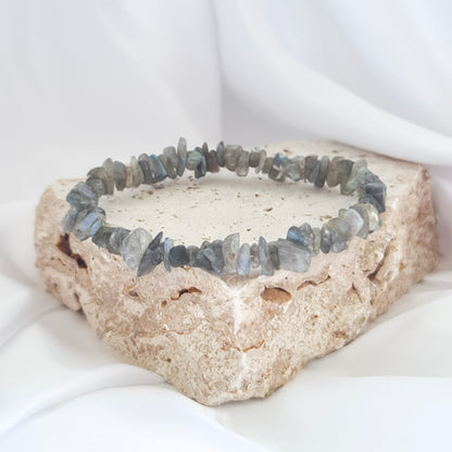 Labradorite Chip Bracelet