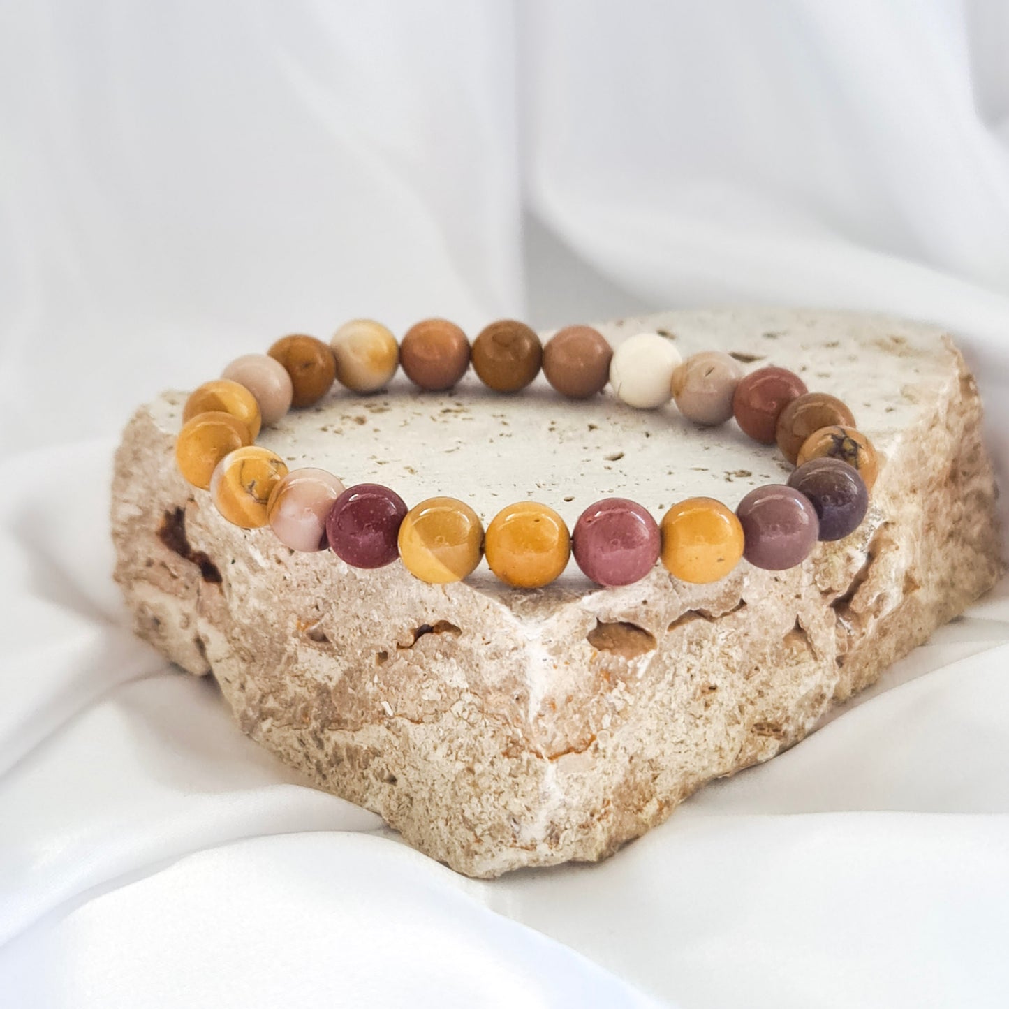 Mookaite Beaded Bracelet