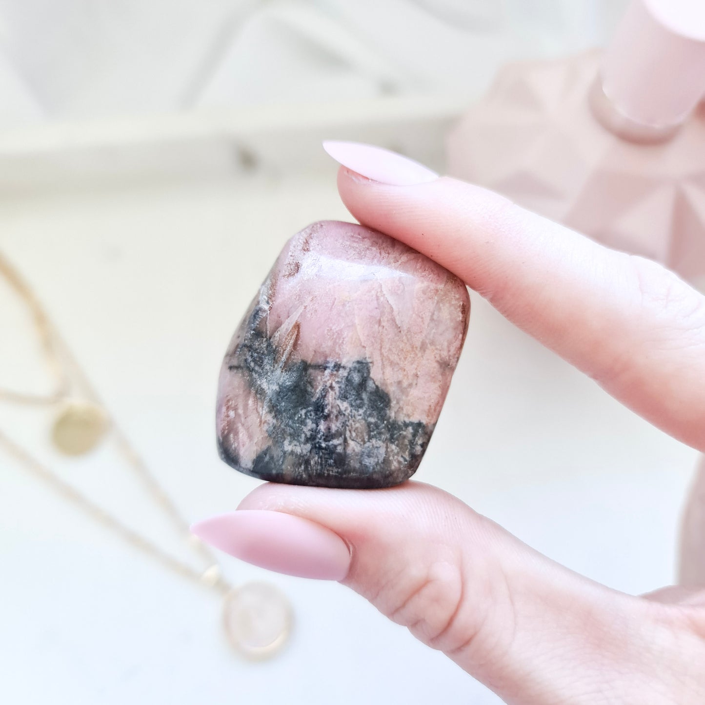 Rhodonite Jumbo Tumbled Stones