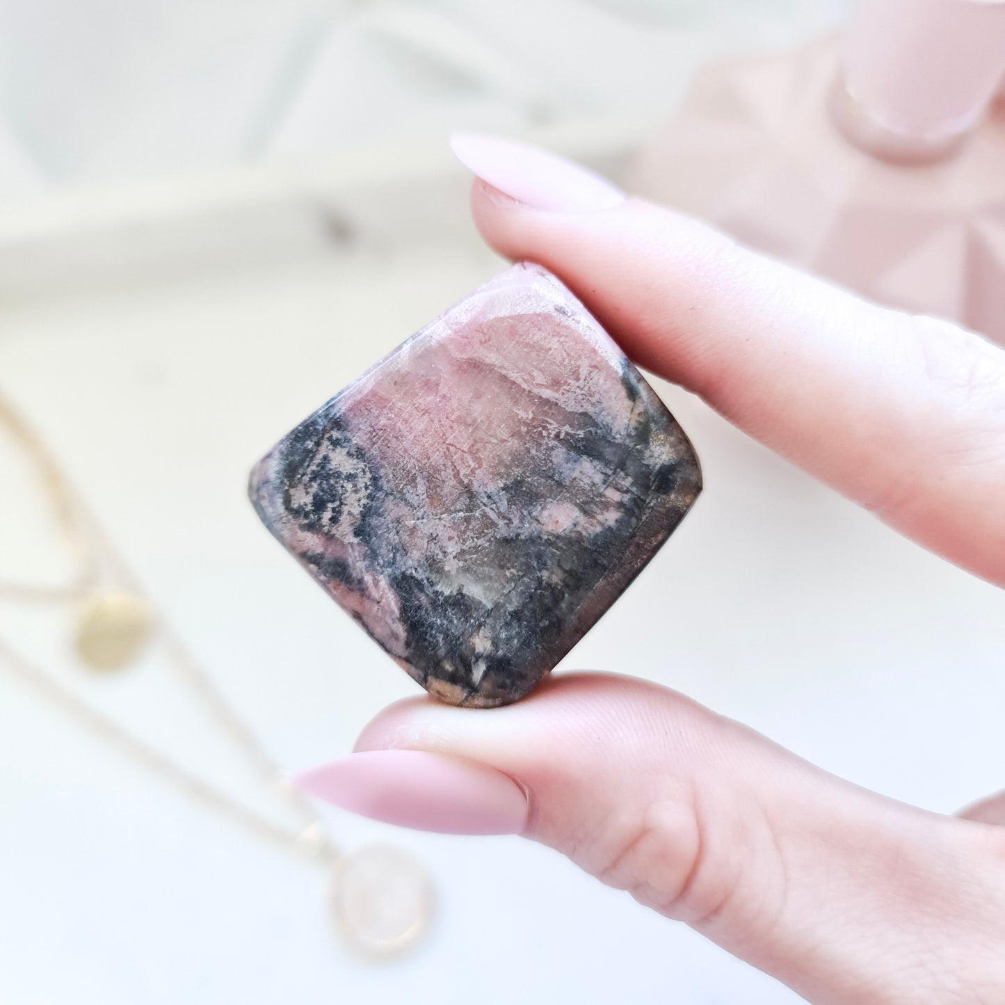 Rhodonite Jumbo Tumbled Stones