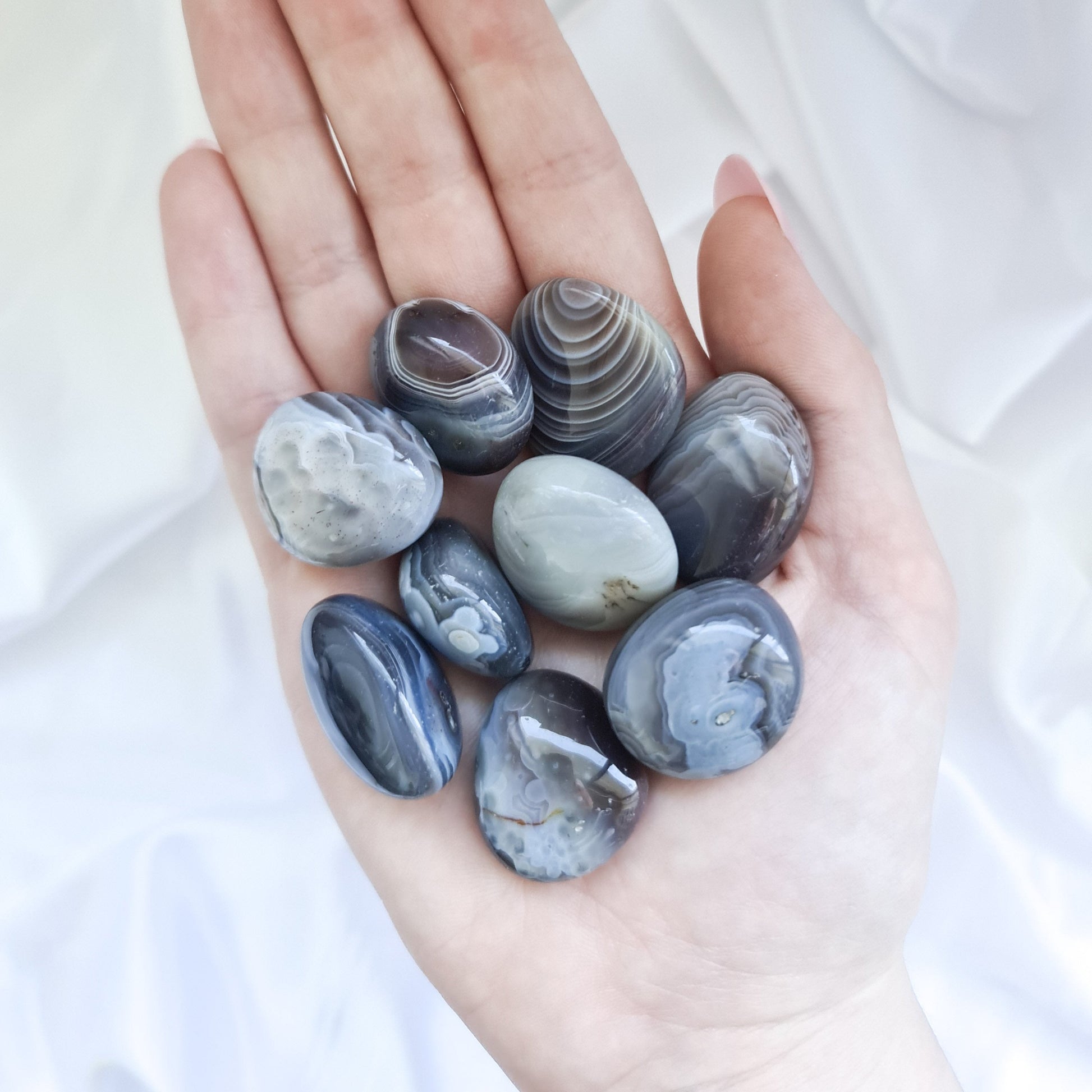 Botswana Agate Tumbled Stones