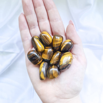 Tigers Eye Tumbled Stones