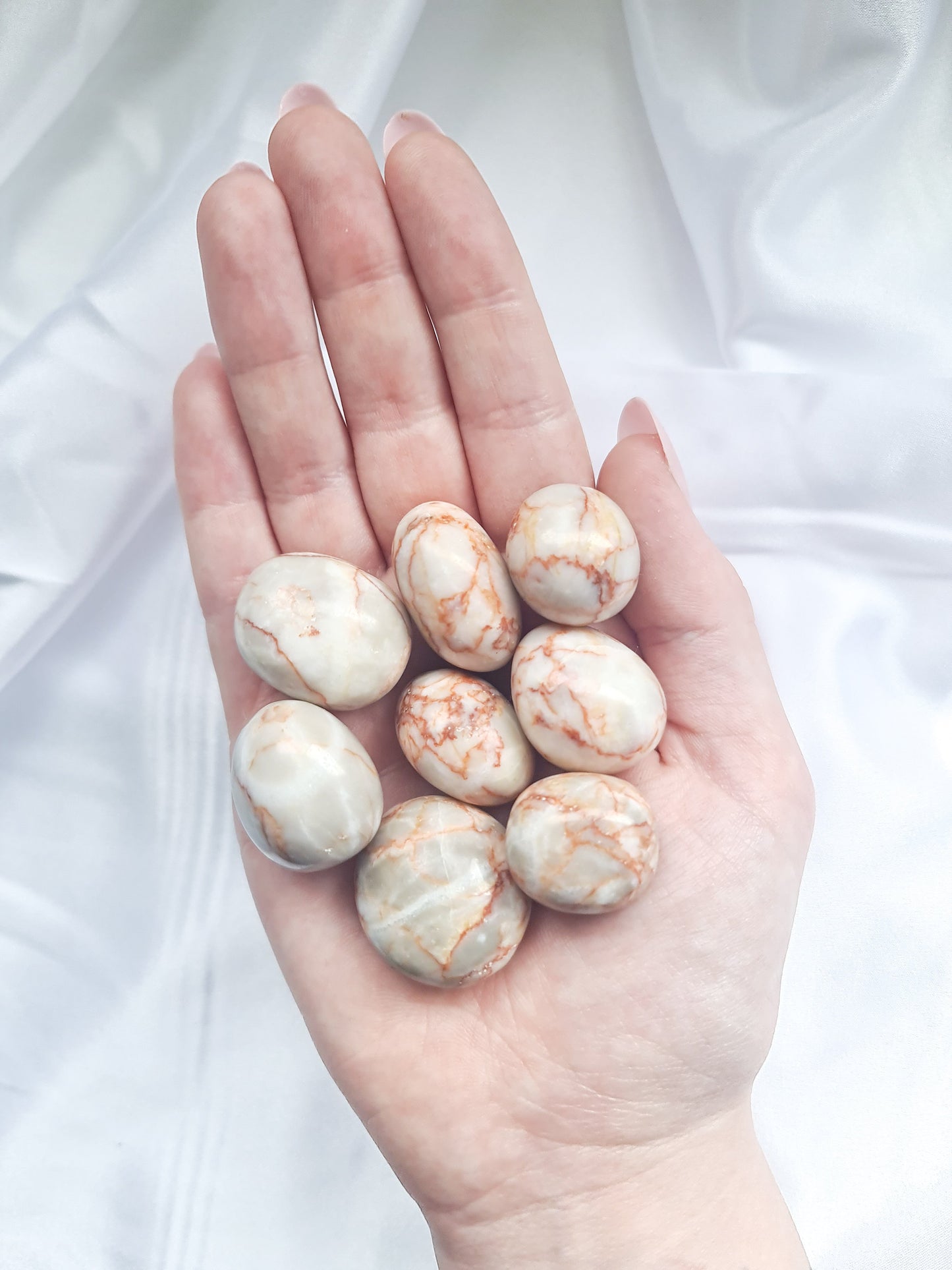 Red Vein Jasper Tumbled Stones