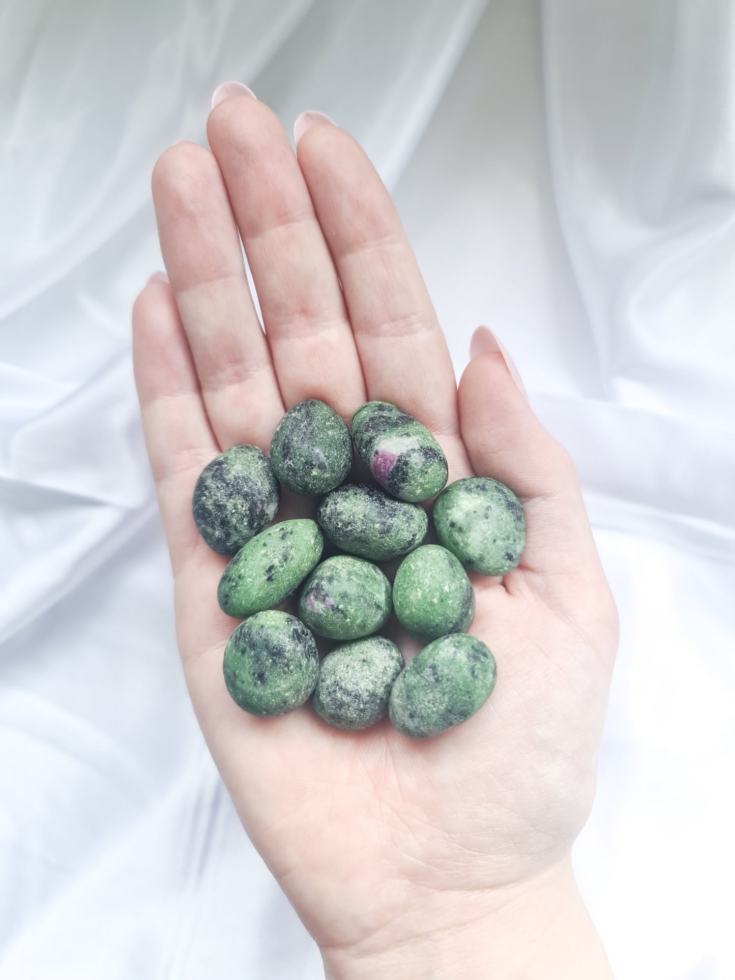 Ruby Zoisite Tumbled Stones