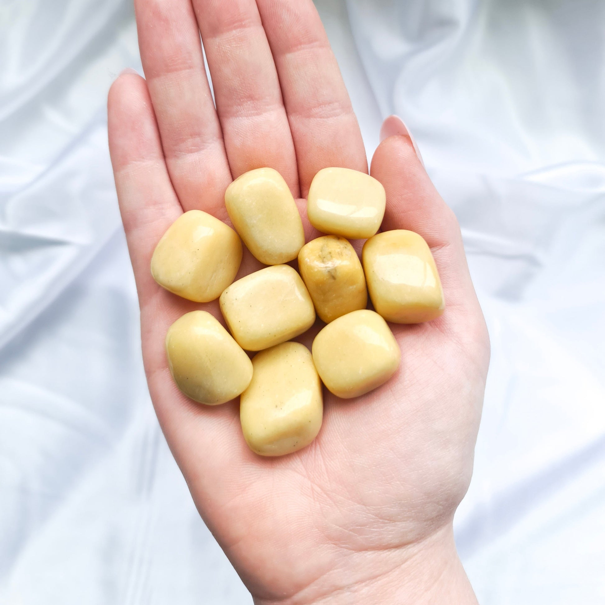 Yellow Jasper Tumbled Stones